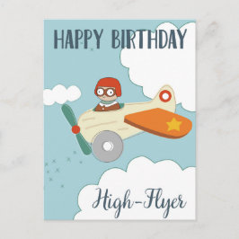 Happy Birthday High Flyer Postkarte