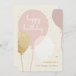 Happy Birthday Holiday Card Feiertagskarte