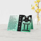 Happy Birthday Horoscope Sign Gemini Karte (Gelbe Blume)