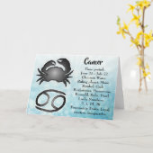 Happy Birthday Horoskop Karte (Gelbe Blume)