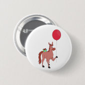 Happy Birthday Horse Button (Vorne & Hinten)