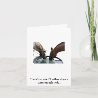 Happy Birthday Horse Friend Karte