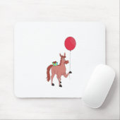 Happy Birthday Horse Mousepad (Mit Mouse)