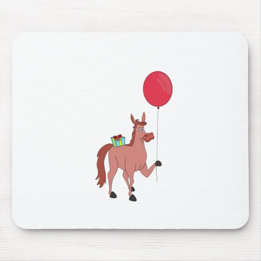 Happy Birthday Horse Mousepad (Vorne)