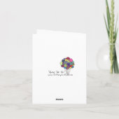 Happy Birthday Hot Air Ballon Bird Nest Karte (Rückseite)