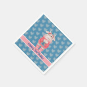 Happy Birthday Hot Chocolate Paper Napkin Serviette (Ecke)