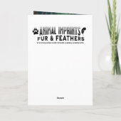 Happy Birthday Hubby | Owl Themed Karte (Rückseite)