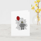 Happy Birthday Human Karte (Gelbe Blume)