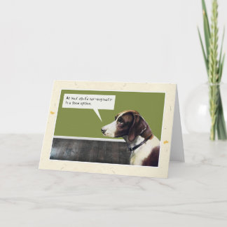 Happy Birthday Hund (Hundeschaffensoption) Karte