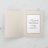 Happy Birthday Hund mit Lächeln Karte (Innenseite)