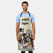 Happy Birthday Hund Pals personalisieren Text Schürze (Getragen)