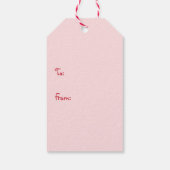 Happy Birthday Hund Party Geschenkanhänger (Rückseite)