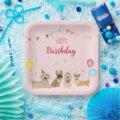 Happy Birthday Hund Party Pappteller (Party)