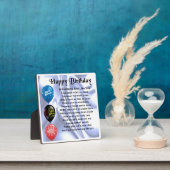 Happy Birthday Husband Geem Plaque Fotoplatte (InSitu)