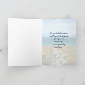 Happy Birthday Husband Lake Zen Rocks Karte (Innenseite)