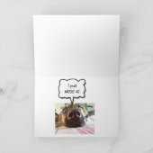 Happy Birthday I NOSE es Niedlich Hund Karte (Innenseite)