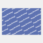 Happy Birthday Igel Geschenkpapier Set (Vorderseite 3)