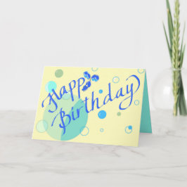 Happy Birthday - IgG - Custom Message Card Karte