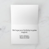 Happy Birthday | In den Abend Karte (Innenseite)