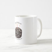 Happy Birthday in Korean Hangeul Kaffeetasse (VorderseiteRechts)