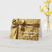 Happy birthday in Polish gift Karte (Gelbe Blume)