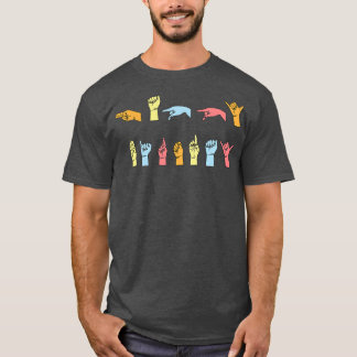 Happy Birthday in Signsprache ASL T-Shirt