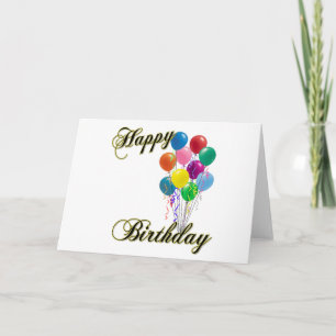 Happy Birthday - individuelle Geburtstagskarte Karte