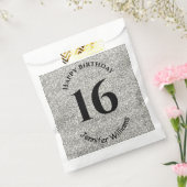 Happy Birthday Individuelle Name Age Year Silver G Geschenktütchen (Versiegelt)