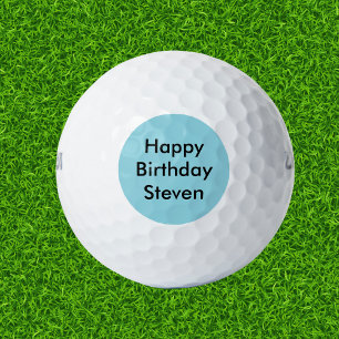 Happy Birthday Individuelle Name Golfball