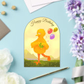 Happy Birthday Invitation Big Bird Acryleinladungen (Insitu (Hochzeit))