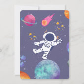 Happy Birthday Invitation Einladung (Rückseite)