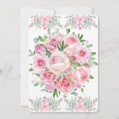 Happy Birthday Invitation Einladung (Rückseite)