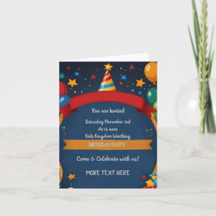 Happy Birthday Invite Einladung