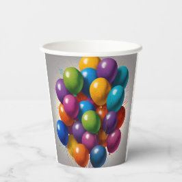 Happy Birthday Invite Pappbecher