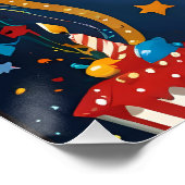 Happy Birthday Invite Poster (Ecke)