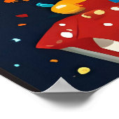 Happy Birthday Invite Poster (Ecke)