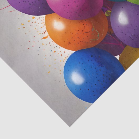 Happy Birthday Invite Seidenpapier (Detail)