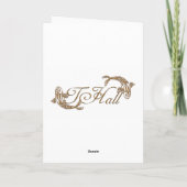 Happy Birthday Irish, Elf Karte (Rückseite)