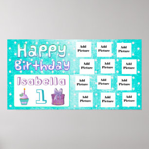 Happy Birthday Isabella Personalisiertes Foto Post Poster