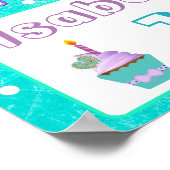 Happy Birthday Isabella Personalisiertes Foto Post Poster (Ecke)