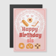 Happy Birthday ist dänische Kekse