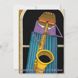 Happy Birthday Jazz Card Feiertagskarte