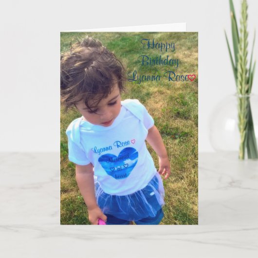 Happy Birthday | Jeden Anlaß Card|5" x 7 Karte (Vorderseite)