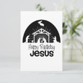 Happy Birthday Jesus Begleitkarte (Stehend Vorderseite)