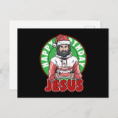 Happy Birthday Jesus Cake Xmas Merry Christmas Gif Postkarte (Vorne/Hinten)