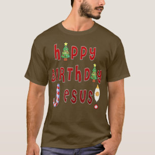 Happy Birthday Jesus Christliche Männer Kinder häs T-Shirt