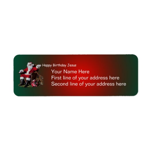 HAPPY BIRTHDAY JESUS CHRISTMAS (Vorne)