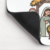 Happy Birthday Jesus Christmas Christian Outfit To Mousepad (Ecke)