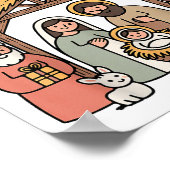 Happy Birthday Jesus Christmas Christian Outfit To Poster (Ecke)