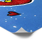 'Happy Birthday Jesus': Ein großer Weihnachtsgummi Poster (Ecke)